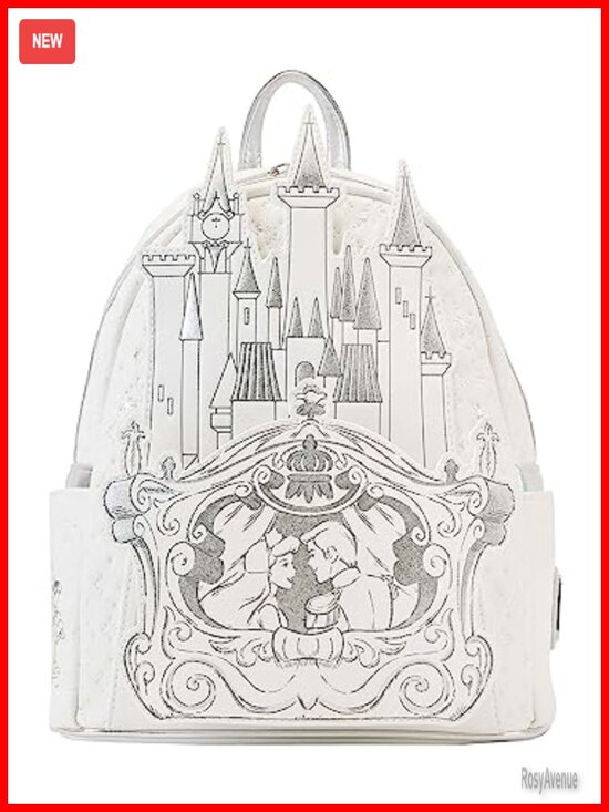 Loungefly Disney Cinderella Mini Backpack Faux Leather Casual Daypack main image 6